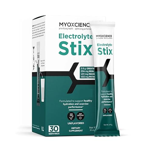 MYOXCIENCE Electrolyte STIX | Creatine Electrolyte Powder | Recovery from