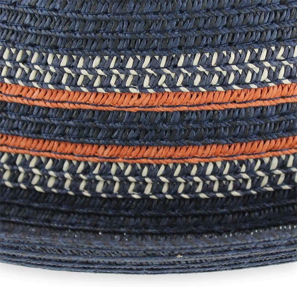 Belfry Men Women Summer Straw Dax BlkNavy LRG - Image 7