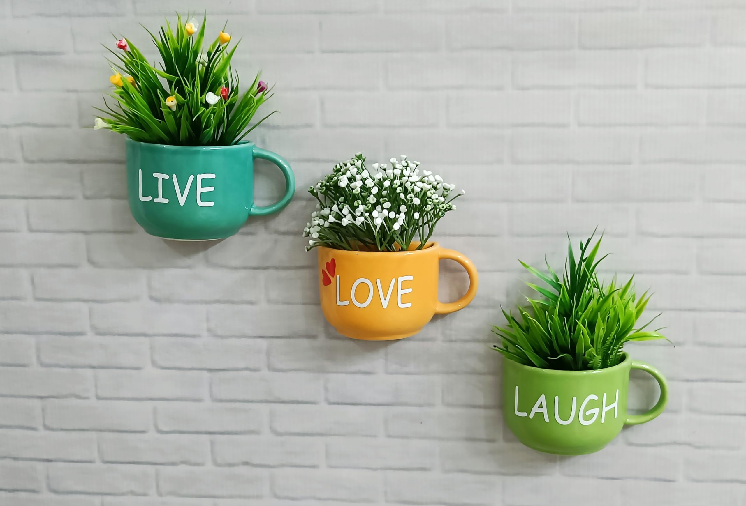 See full amazon price history chart for THE VINTAGE ARTEFACTS Ceramic Half Cup Wall Planter. Live Love Laugh THE VINTAGE ARTEFACTS Ceramic Half Cup Wall Planter. Live Love Laugh (B0D2NTPN13) Amazon Price History, Amazon Price Tracker
