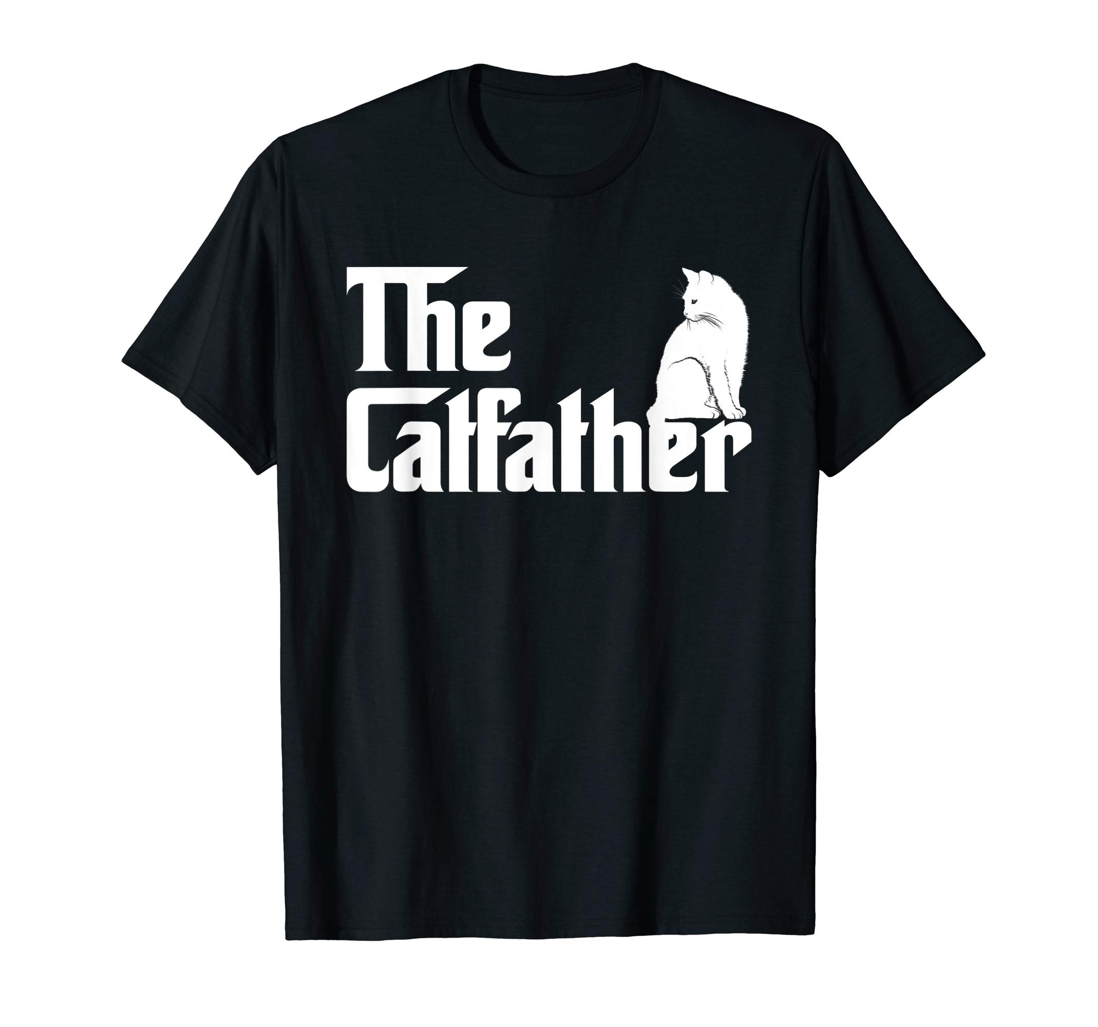 The Catfather Funny Cat Parody Fathers Day Gift Cat Father T-Shirt