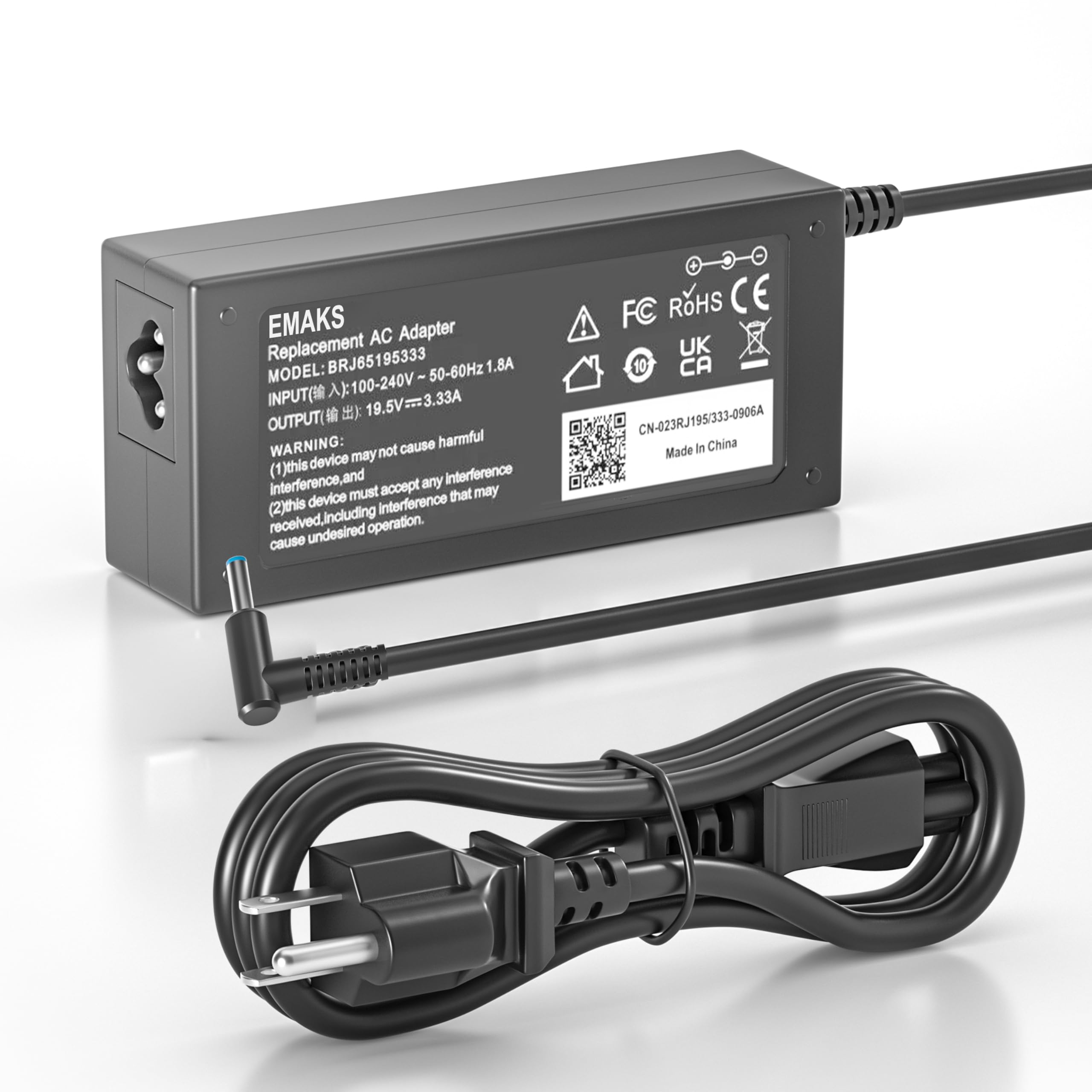 45W 65W Laptop Charger SK90A195231 for HP Pavilion 15-F:15-f111dx 15-f272wm 15-f211wm 15-f271wm 15-f233wm 15-f387wm 15-f211nr 15-f337wm 15-f224wm and More hp Laptop Power Supply Cargador Ac Adapter