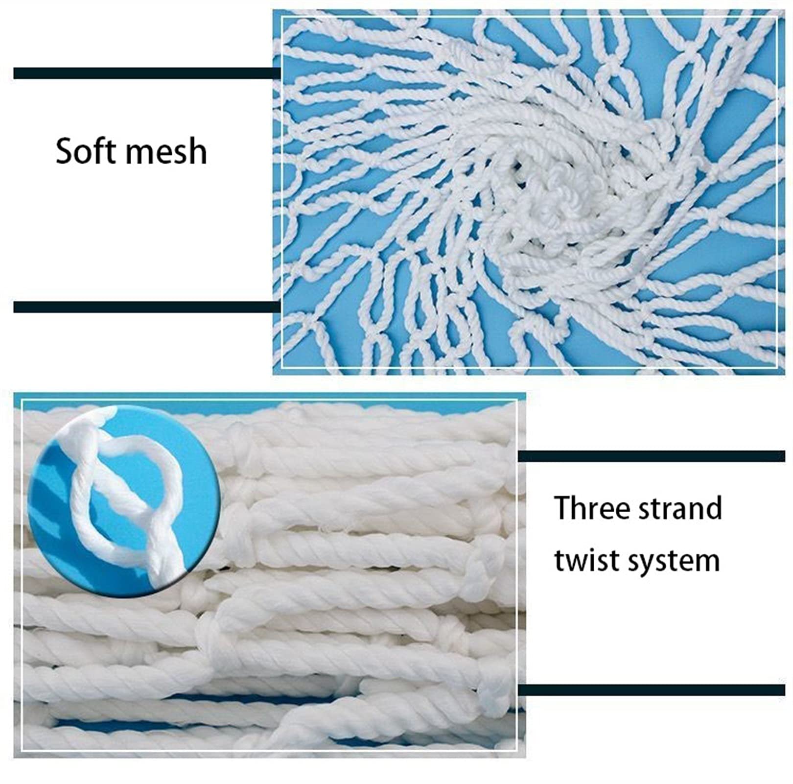 Balkon Sicherheitsnetze Aus Weißem Nylon Treppe Fenster Sicherheit Schutz Zaun Katzen Kinder Kleinkind Safe Deck Anti Falling Net Garden Net Safe Fence (Farbe : Weiß, Größe : 5x6m)