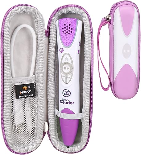 Miniatura 1 de Aproca Estuche de almacenamiento de viaje duro, para sistema de lectura y escritura LeapReader (verde)