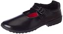 Bata Girls Velcro School Shoes - Black (8 UK) gallery image