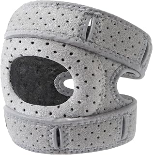 Knee Brace for Women Men Adjustable Knee Support with Side Stabilizers Patella Knee Brace with Patella Gel Pads for Meniscus Tear Knee Pain Arthritis Pain Injury Recoverys Running Workout