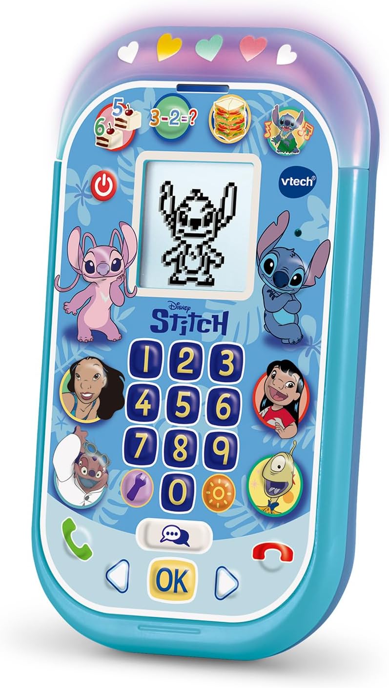 VTech Disney Stitch Learning Phone with Four Activities