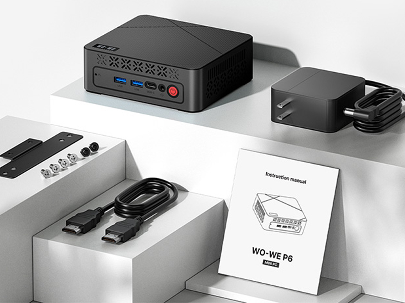 Amazon.com: wo-we P6 Mini PC AMD Ryzen 5 3550H(Beats N150/N100/N97