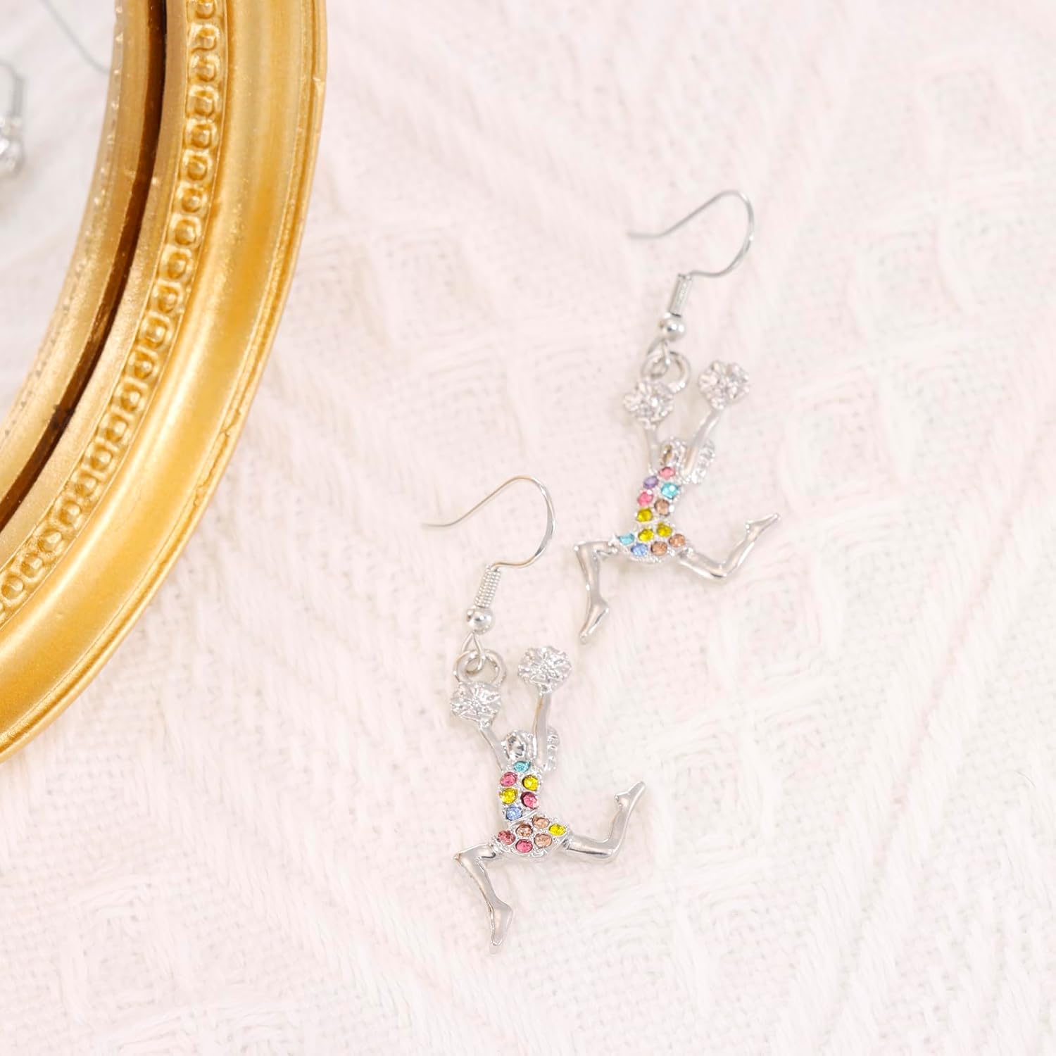 Cheerleader Earrings for Women Gifts Birthday Jewelry Cheer Accessories Cheerleading Earring - Image 2