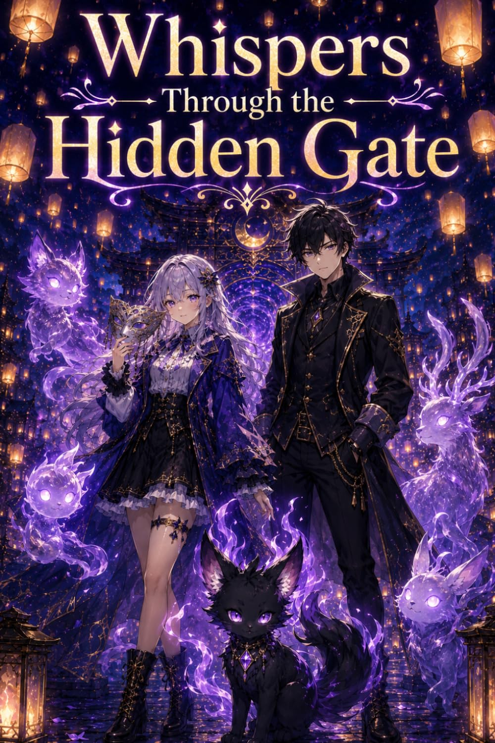 Whispers Through the Hidden Gate: A Fantasy Anime Adventure with Celestial Gates, Shadow Realms, Ancient Prophecies, Magical Creatures, and Underground Mystery Action
