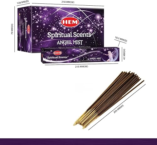 Miniatura 2 de HEM Varillas de incienso Masala de Angel Mist de alta calidad, hierbas puras, polvo de madera, incienso de aromaterapia para aliviar el estrés,