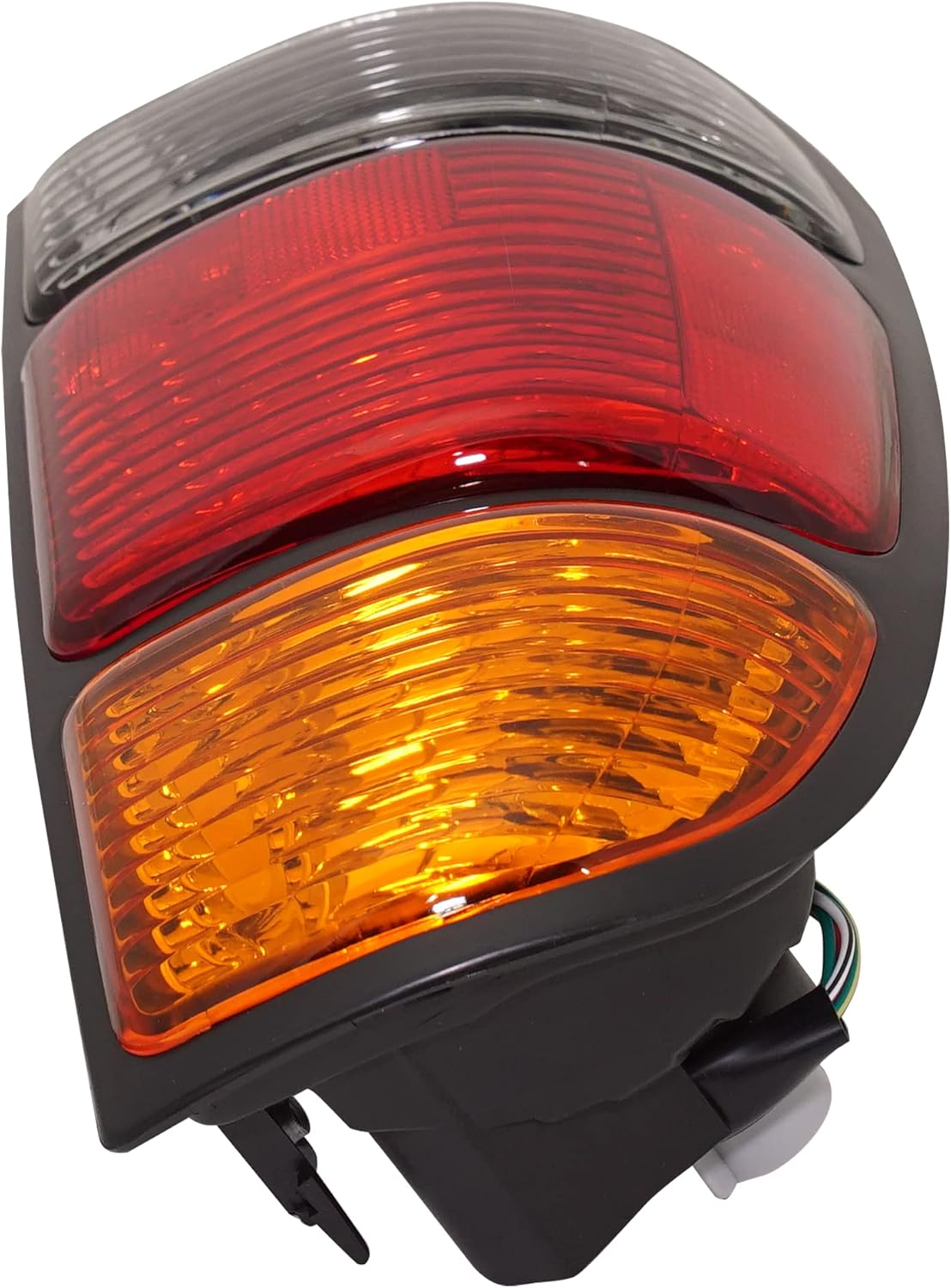 Evan Fischer Tail Light Compatible with 2000-2005 Toyota Tundra Assembly, Amber/Clear/Red Lens with Standard Bed, Regular and Access Cab Fleetside, 2-Door, Standard Cab Pickup Driver Side