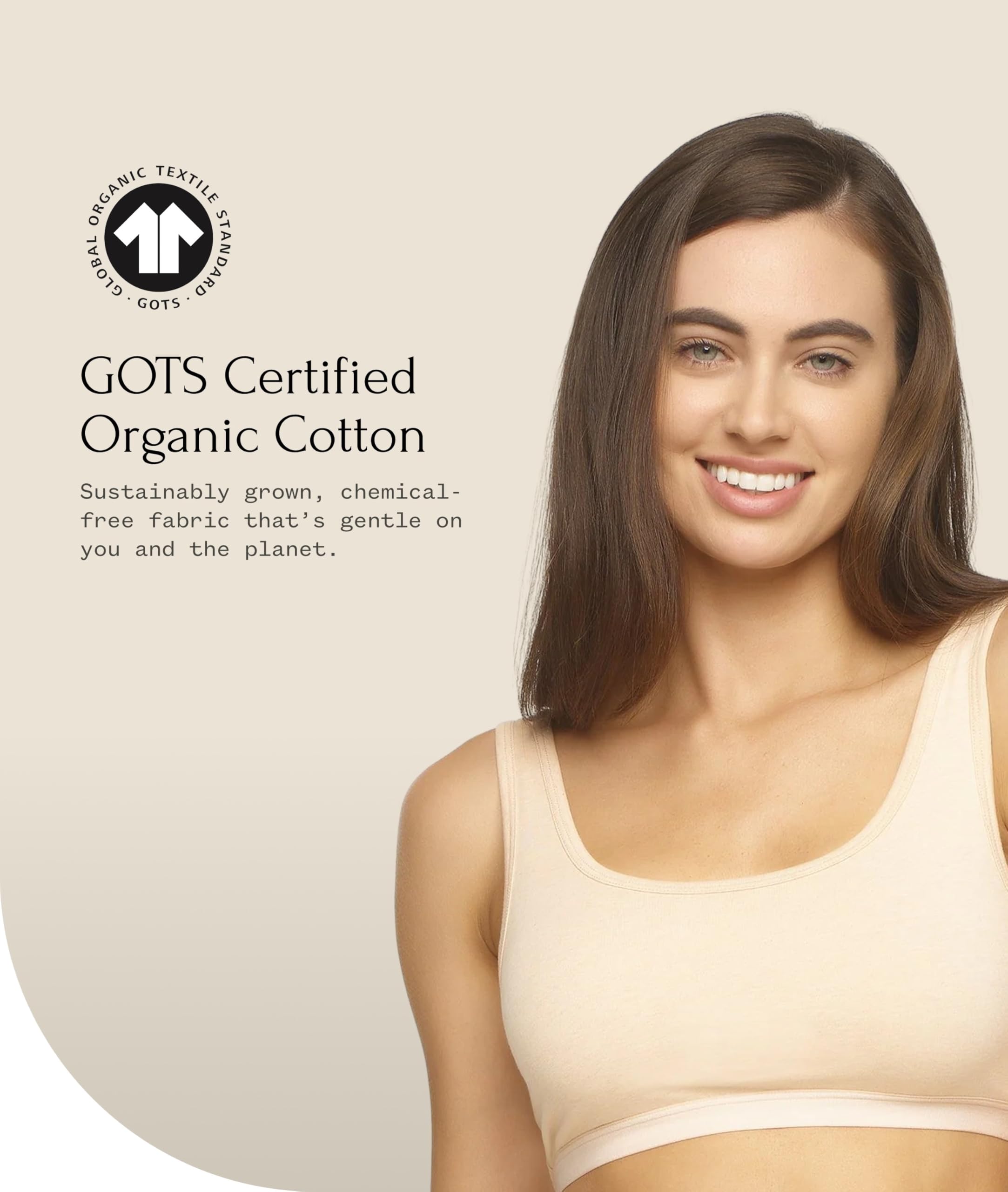 Felina | Organic Cotton Bralette | Plant-Based Dyes