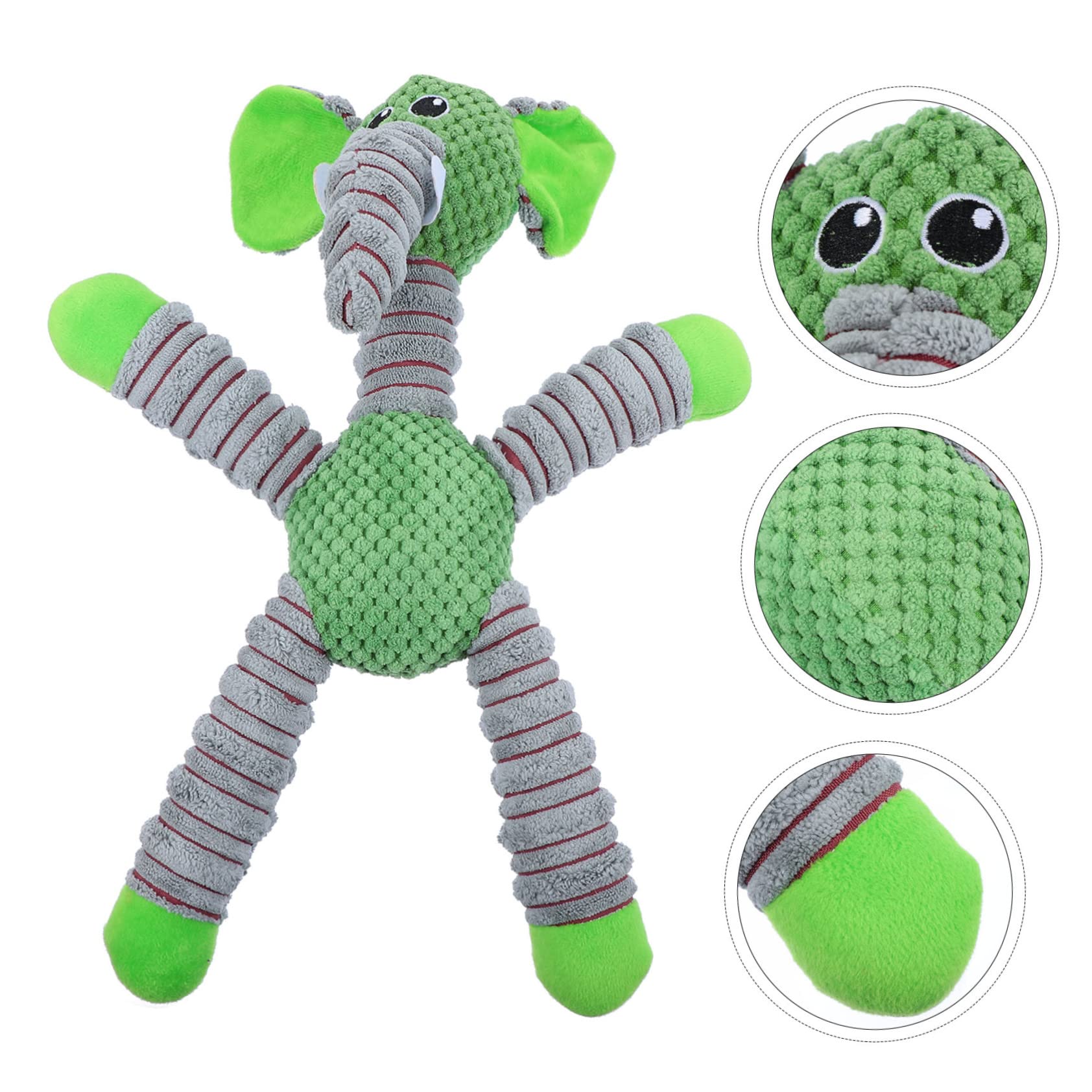 Housoutil 2piezas Juguete para Perros Masticable De Maíz para Cachorros y Perros Pequeños y Medianos Juguete Interactivo Squeaker Ayuda Limpiar Los Dientes y El Aburrimiento