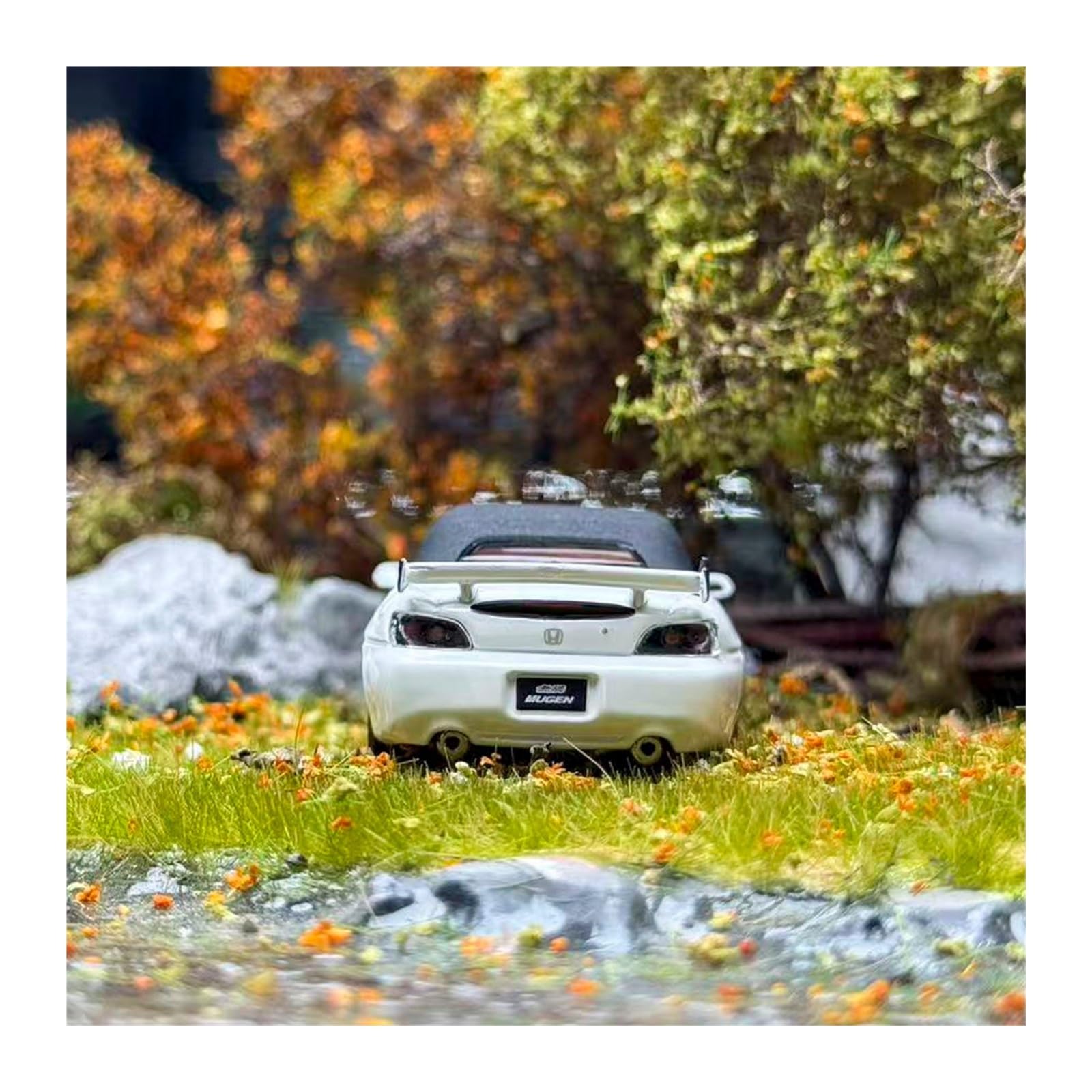 Metallo Scala Replica Modello Di Auto In Lega Gialla 1 64 Per Honda S2000 TYPE S MOTORHELIX Classic Miniature Vehicle Collection Hobby Veicoli Giochi Set(White)