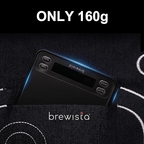 Miniatura 4 de Brewista Báscula de café inteligente III con temporizador, escala de alta precisión de 4.4 lbs0.00 oz para café expreso y café, mini báscula de