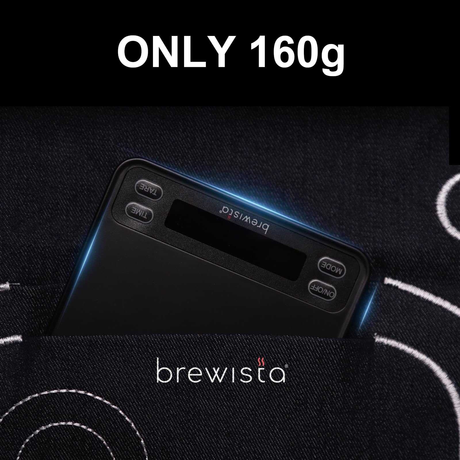 Brewista Balance intelligente III pour café et expresso à la maison, batterie USB, capacité de 2000 g