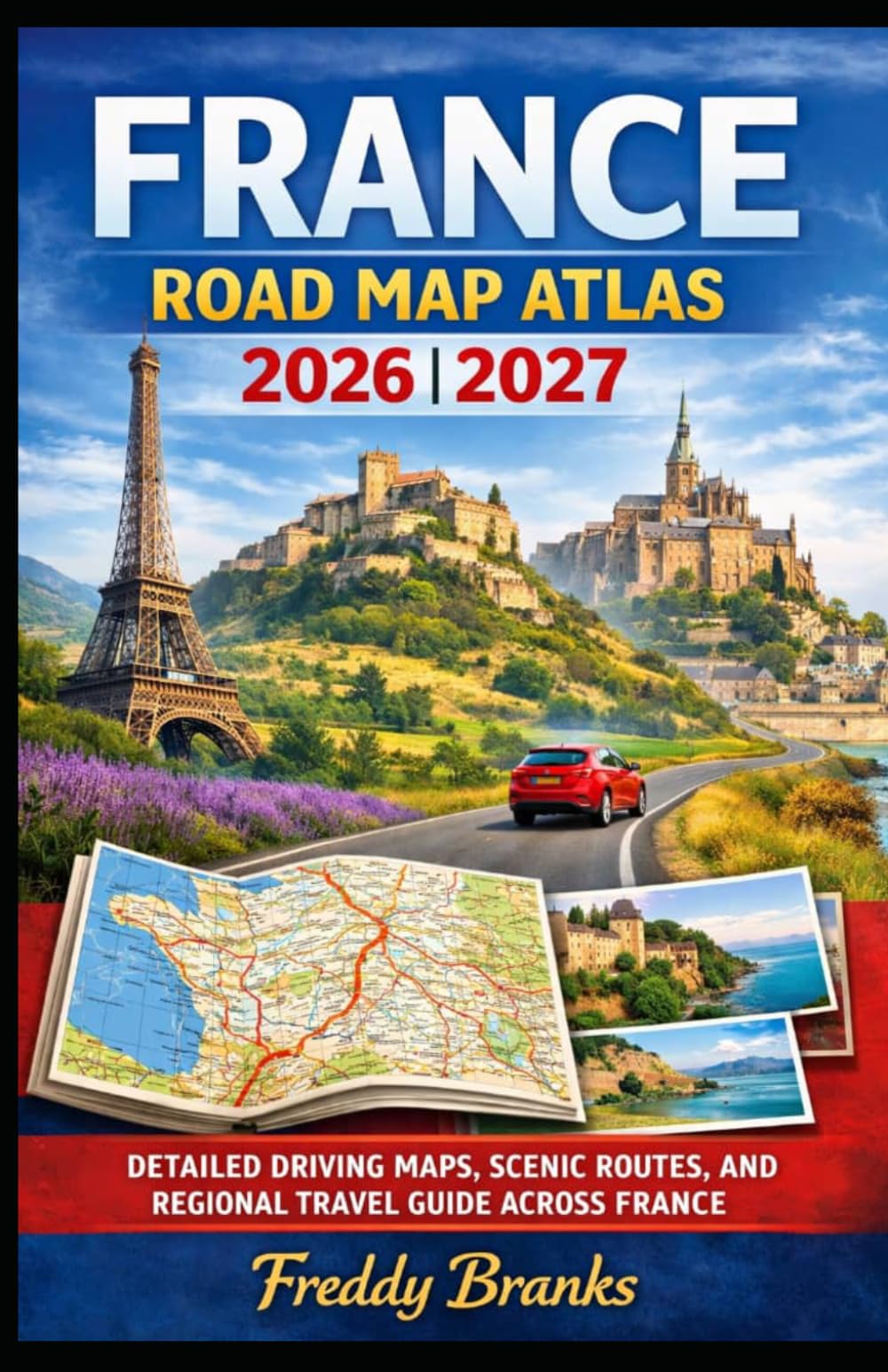 France road map atlas 2026/2027: DETAILED DRIVING MAPS, SCENIC ROUTES, AND REGIONAL TRAVEL GUIDE ACROSS FRANCE