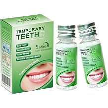 Tooth Filling Repair Kit, 2PCS Temporary Tooth Filling, Tooth Repair Kit, Dental Filling for Cracked & Chipped Teeth, Quick Restoration & Shaping for Adults, Easy At-Home Use