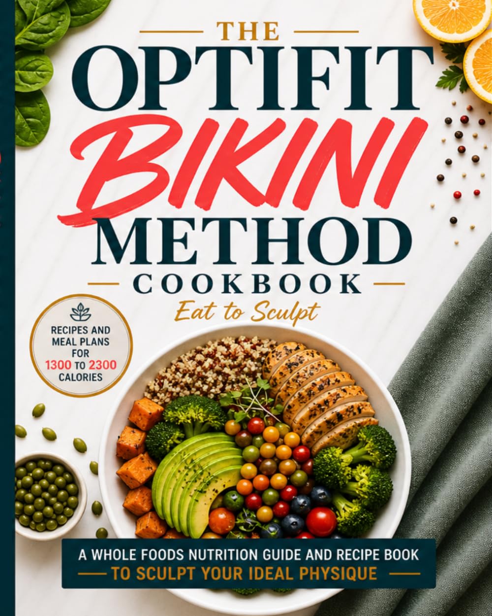 The OptiFit Bikini Method Cookbook: Eat to Sculpt: A Whole Foods Nutrition Guide and Recipe Book to Sculpt Your Ideal Physique