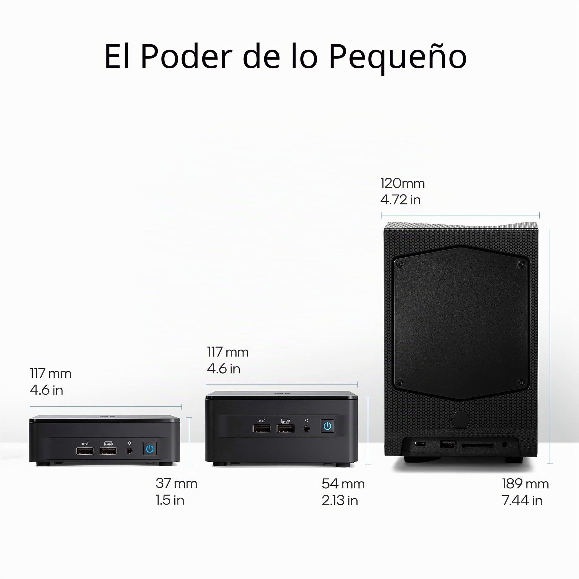 ASUS NUC 12 Pro - Ordenador de sobremesa Barebone (Intel Core i5-1240P, Intel UHD Graphics, sin Memoria, sin Almacenamiento, sin SO, Incluye Cable de alimentación)