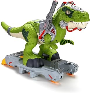 Elektro-Tretroller im Dinosaurier-Design