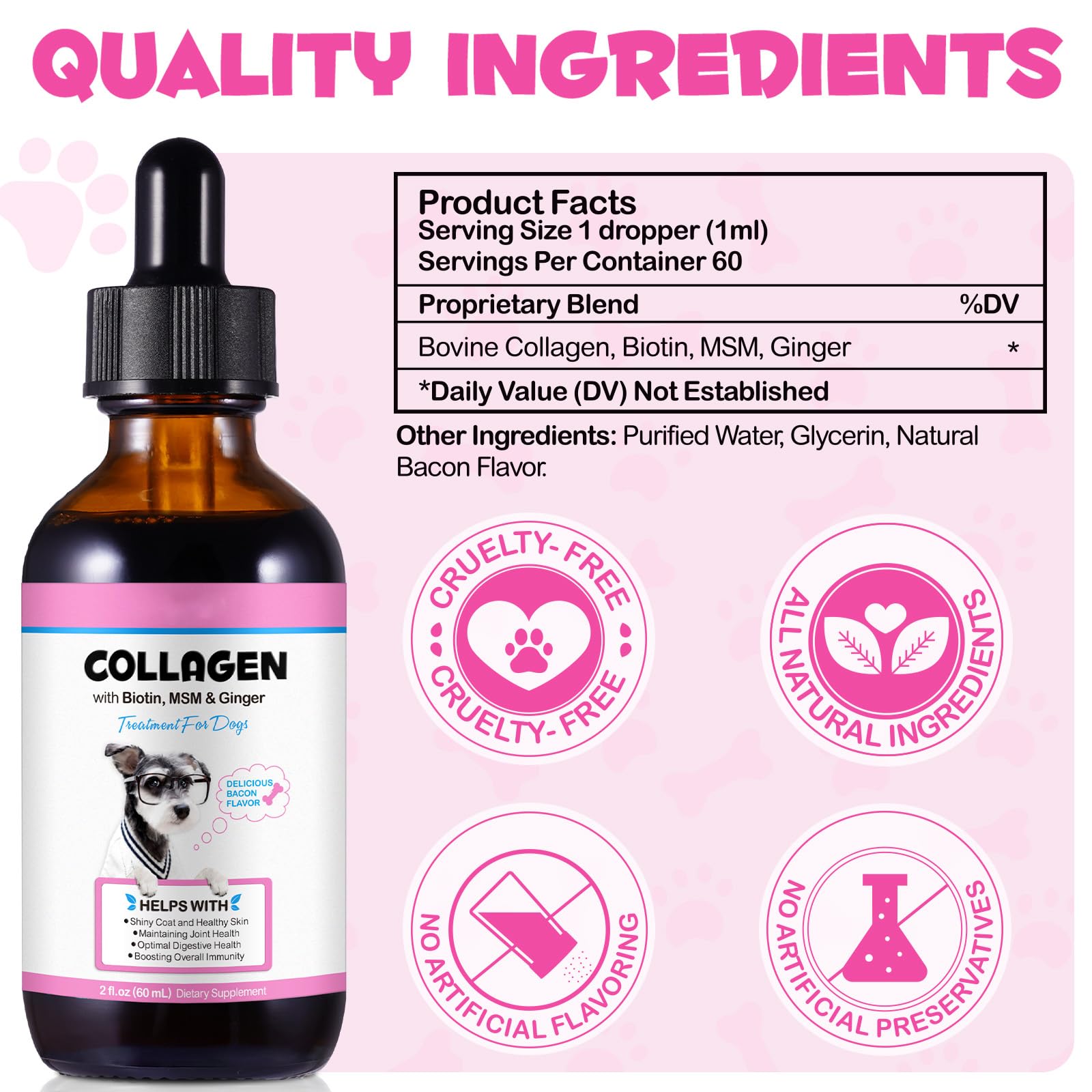 Collagen Drops for Dogs, clear - Image 2