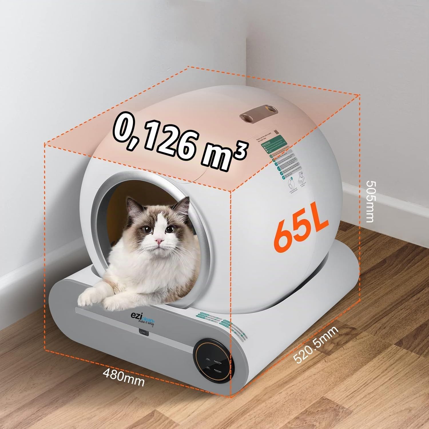 EZIclean® Catbot K8i - Lettiera autopulente per gatti