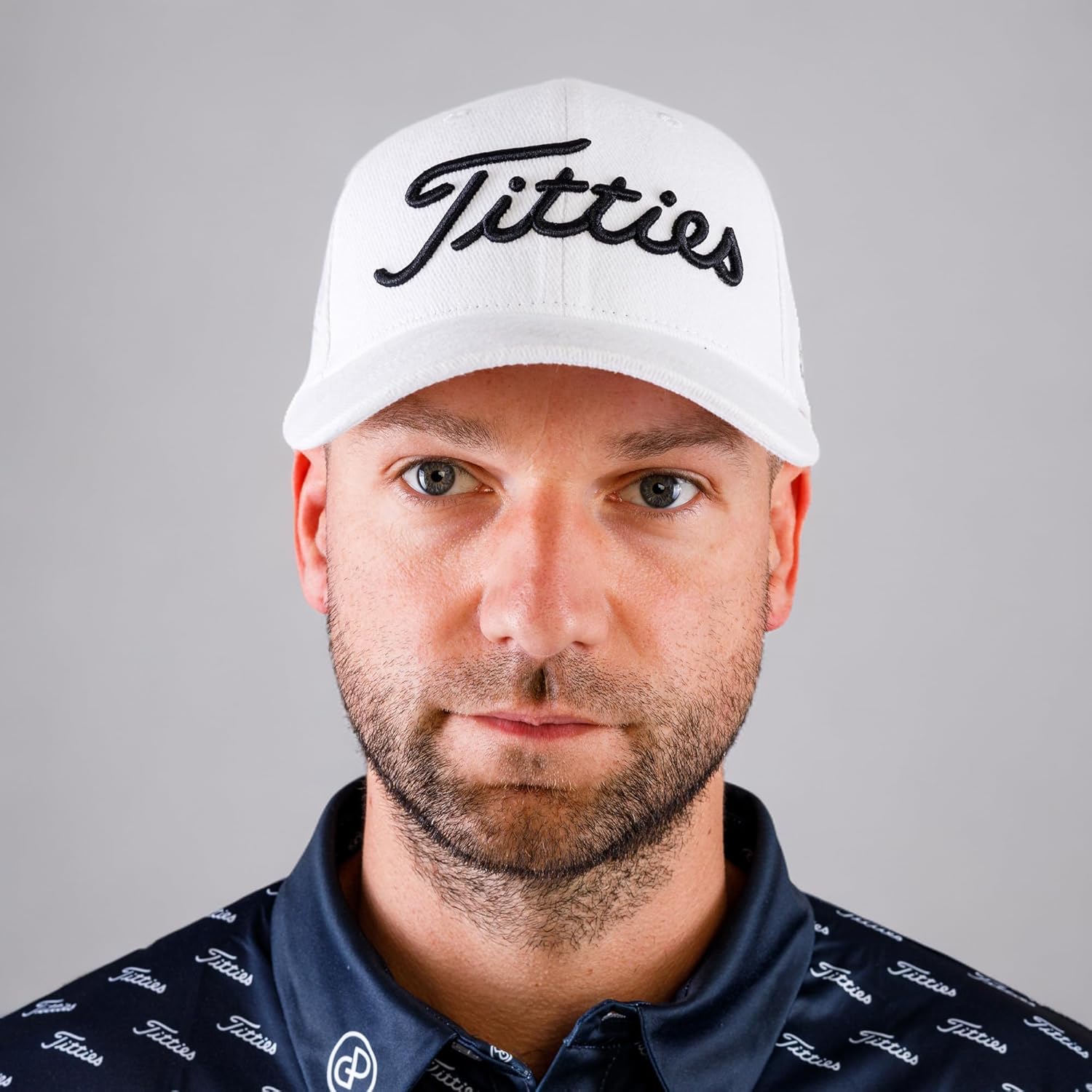 Power Golf Original Titties Dad Hat - Baseball Shape Cap with Adjustable Strapback