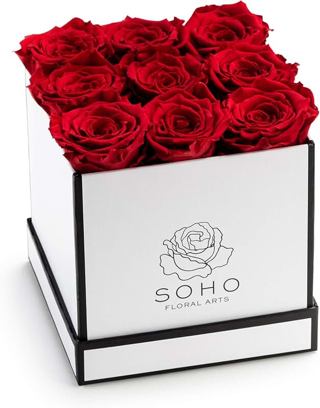 roses in box