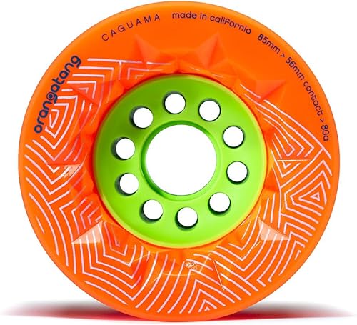 Miniatura 9 de Orangatang Caguama - Ruedas largas de 3.346in para crucero, monopatines eléctricos de bricolaje, tablas (juego de 4)