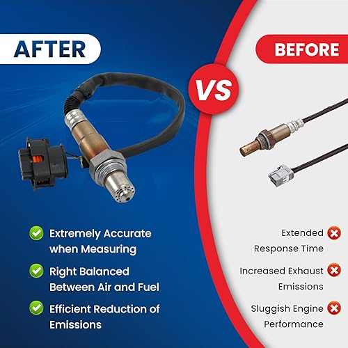 Miniatura 5 de Sensor de oxígeno Downstream O2 234-4528 compatible con Chevrolet Cruze 2011-2015, 2016 para Chevrolet Cruze Limited 1.4L 1.8L, 2012-2020 para