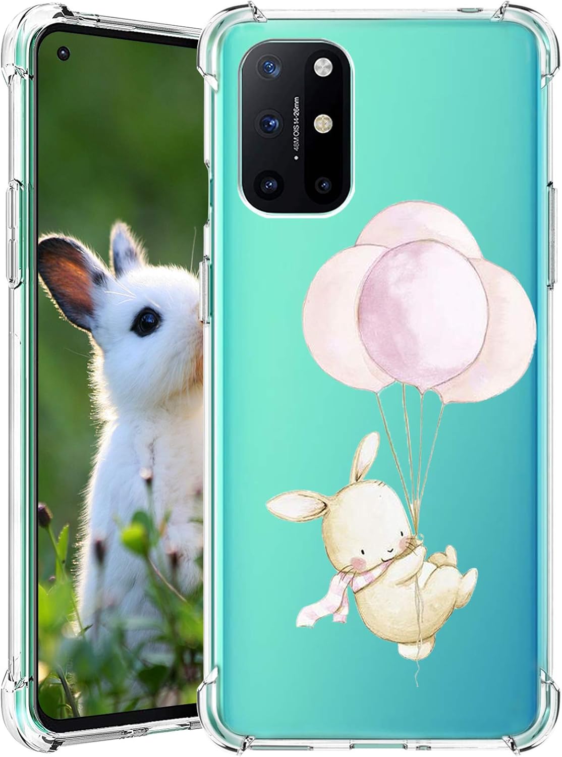 Flexible Glitter Animal Case for OnePlus 8T, Crystal Bahrain Ubuy