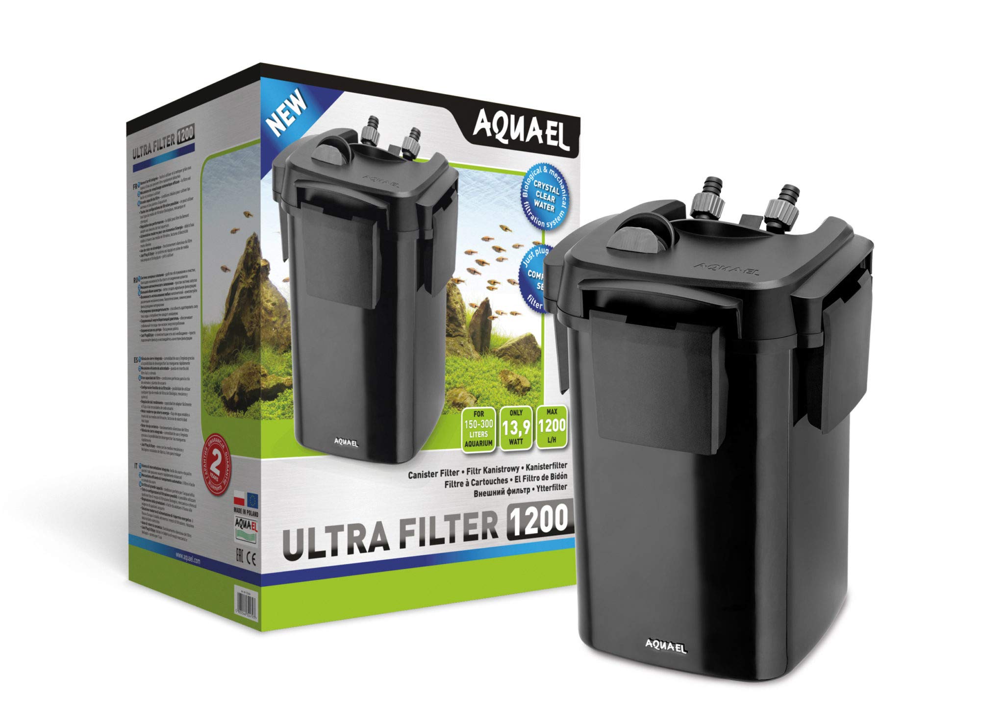 Aquael Ultra Canister Filter | Aquarium External Canister Filter | Indian Fish Monsters (IFM) (Model: Ultra 1200) (B082FHN78F) Amazon Price History, Amazon Price Tracker