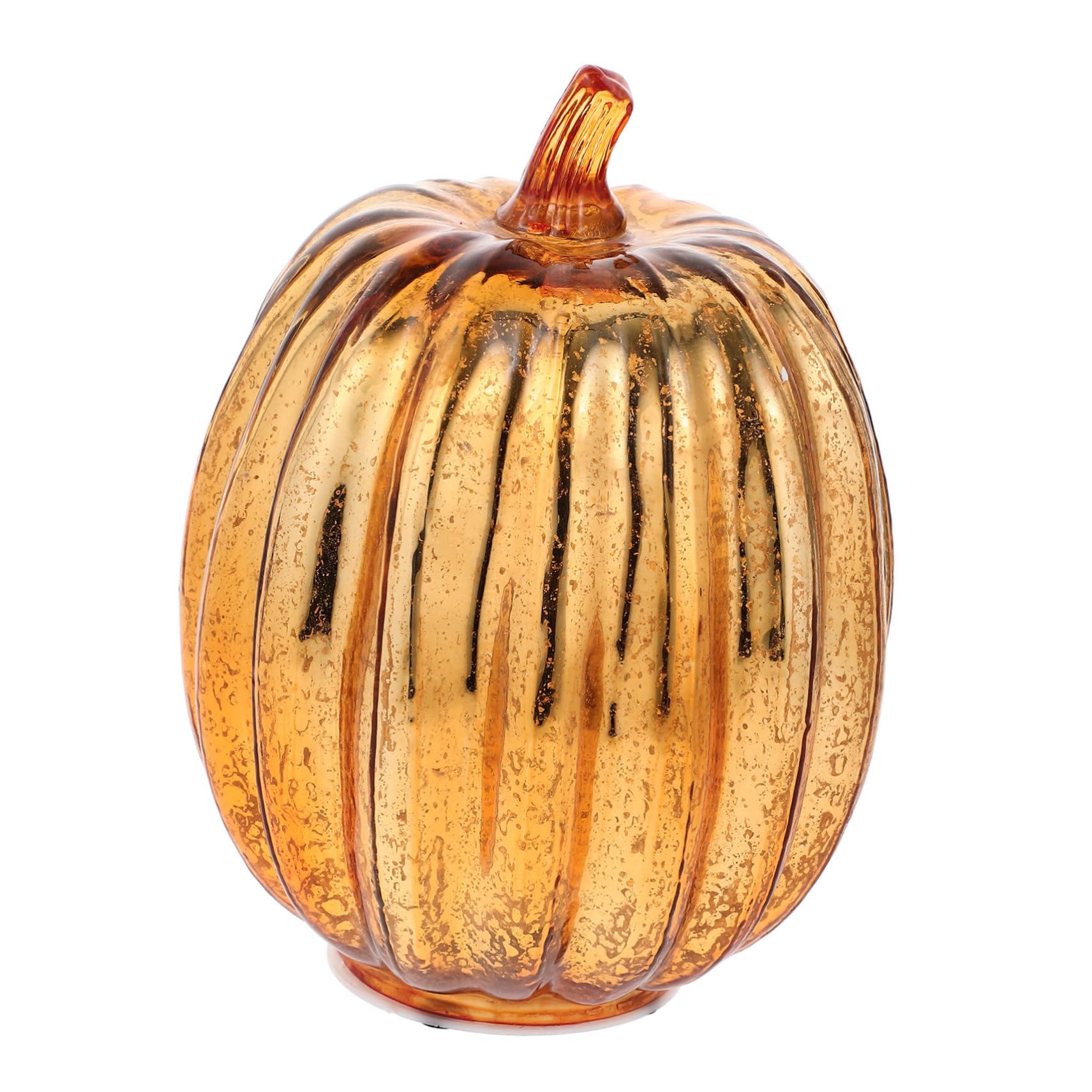 SEWACC 1pc Creative Led Pumpkin Light Decorative Glass Halloween Prop for Home Halloween Parties and Festive Celebrations Battery Not Included