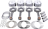 MOTOKU 2.4L Connecting Rod & Piston Rings Set for Chevy Equinox Malibu Terrain Captiva & More GM Vehicles