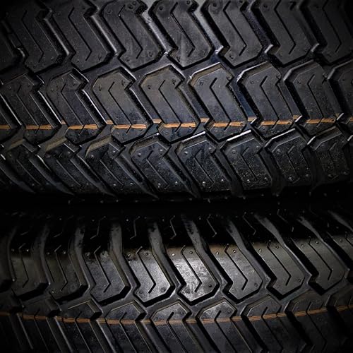 Miniatura 9 de Juego de 2 neumáticos y ruedas de 4 capas para cortacésped y jardín, ajuste universal de 15 x 6.00-6, rodamiento de .75 pulgadas (ATW-003)