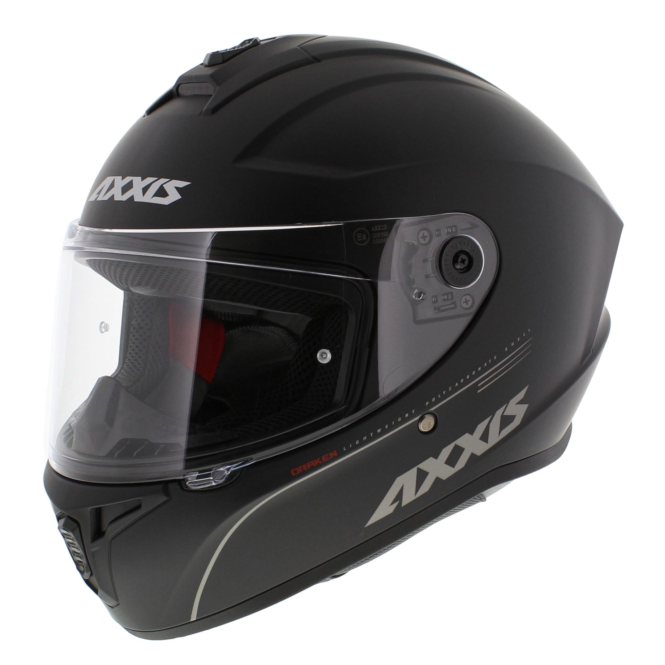 Axxis Dragon S Integral Casco sólido Mate Negro (M)