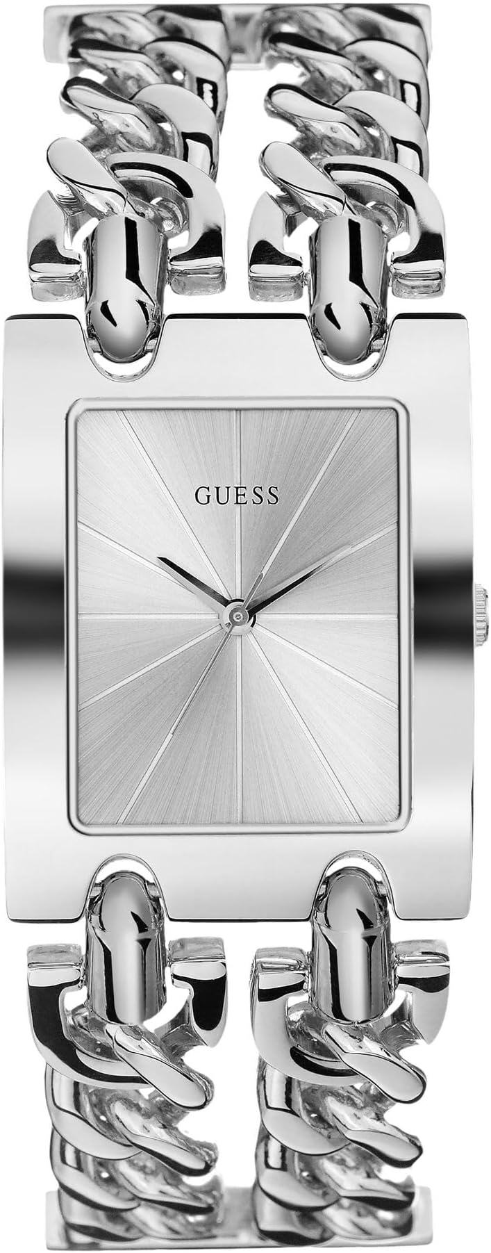 Women's Silver-Tone Multi-Chain Bracelet Watch with Self-Adjustable Links. Color: Silver-Tone (Model: U1117L1)
