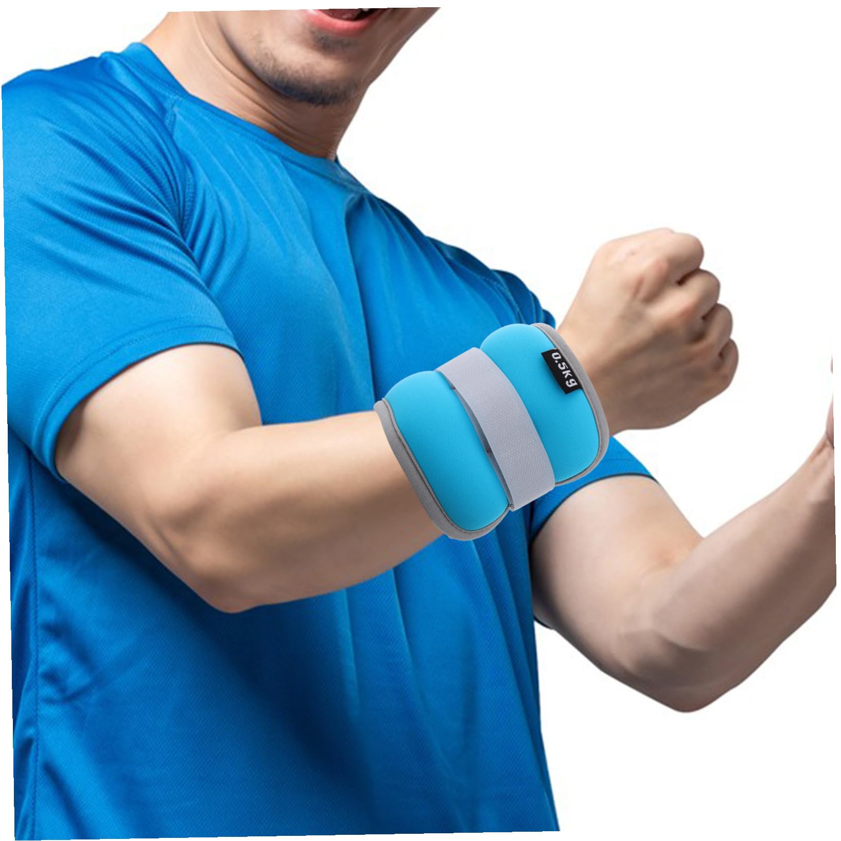 Garneck 2 piezas Pesas Tobillos y Muñecas Ajustables Resistentes y Cómodas para Correr y Entrenamiento de Fuerza Gimnasio para Mujer y Hombre