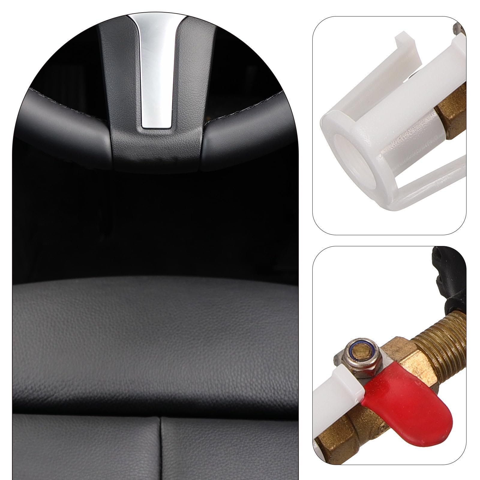 Generico Kit di Spurgo Liquido Freni Pneumatico Bottiglia di Riempimento in Plastica e Metallo, Strumento per Cambio Olio Freni Sicuro e Veloce, Adatto per Officina e Uso Professionale