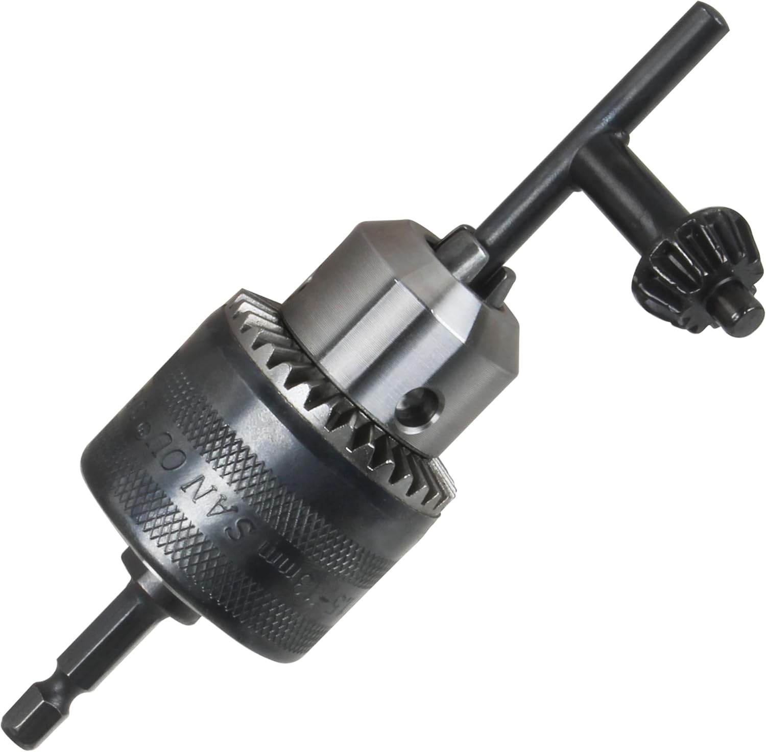 Drill Chuck 3/8 inch for Impact Driver, 1/4" Hex Shank Quick Connect Keyless Drill Chuck Adapter, 1.5-13mm Capacity