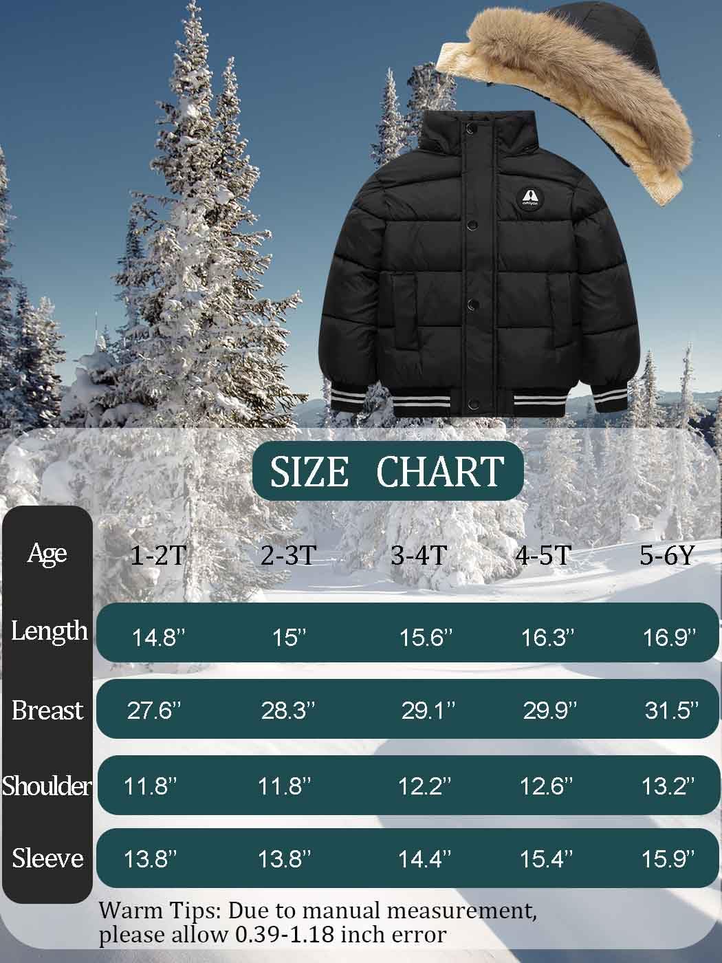 Toddler Winter Thick Hooded Down Jacket Warm Snow Fleece Jackets Baby Boys Girls Outdoor Coat Outwear - Image 6