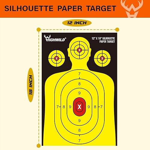 Miniatura 6 de Highwild Sistema de objetivos de acero AR500 de 38 pulgadas con soporte, soportes de extensión, placas de reinicio de bricolaje Hojas de papel,