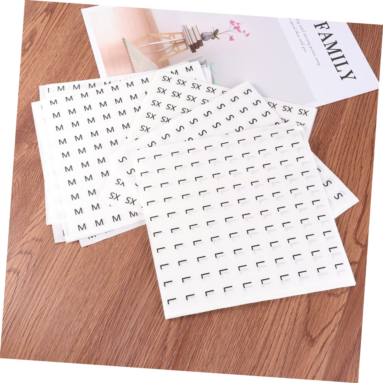 Operitacx 3 Set Etichette Taglie Abbigliamento Adesivi Rotondi Taglie Sl Facili da Applicare per Cappelli Scarpe 1000 Pz * 3