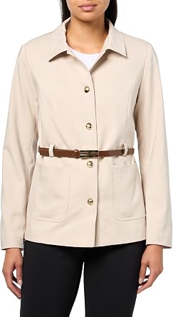 H Halston Womens Long Sleeve Belted Hidden Button Top