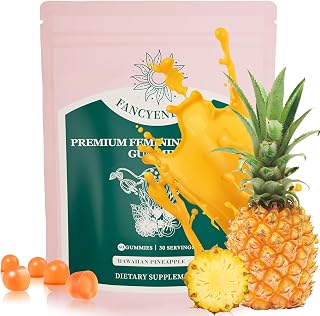 Premium feminine Balance Gummies for Women’s - Hawaiian Pineapple Gummies for Women PH Balance Support - Delicious PH Balance for Women’s with Immune Support - Vegetarian Friendly - 60 Count