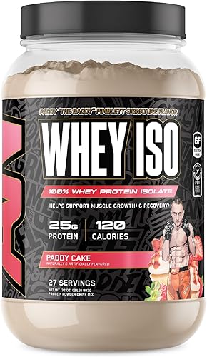 Miniatura 10 de ABE Whey ISO - All Black Everything 100% aislado de proteína de suero con trozos de cereales frutales  Post entrenamiento, 0.88 onzas de proteína,