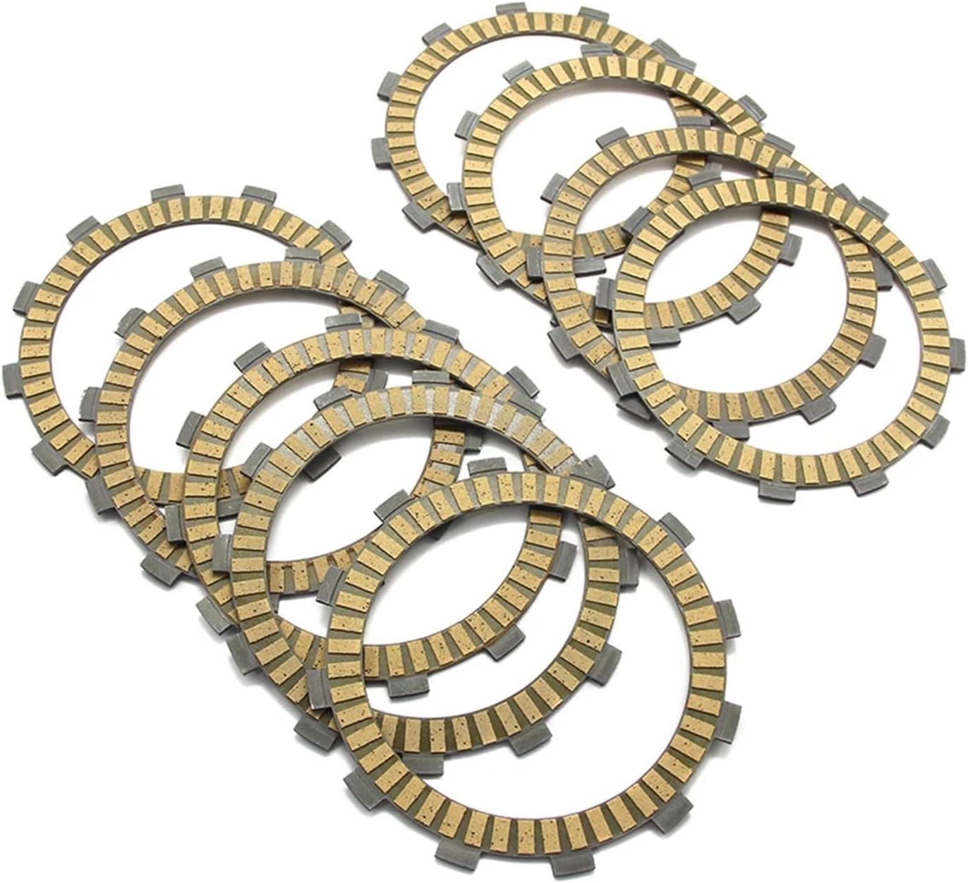 Clutch Friction Disc Plate Kit Fit for V-Star 1300, FJR1300, Premium Quality Replacement Parts