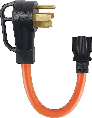 HENGYI Cable adaptador de soldador NEMA 14-50P a 6-20R, STW resistente 10AWG, adaptador de 4 clavijas de 250 V a 20 A 6-20, adaptador de secadora EV