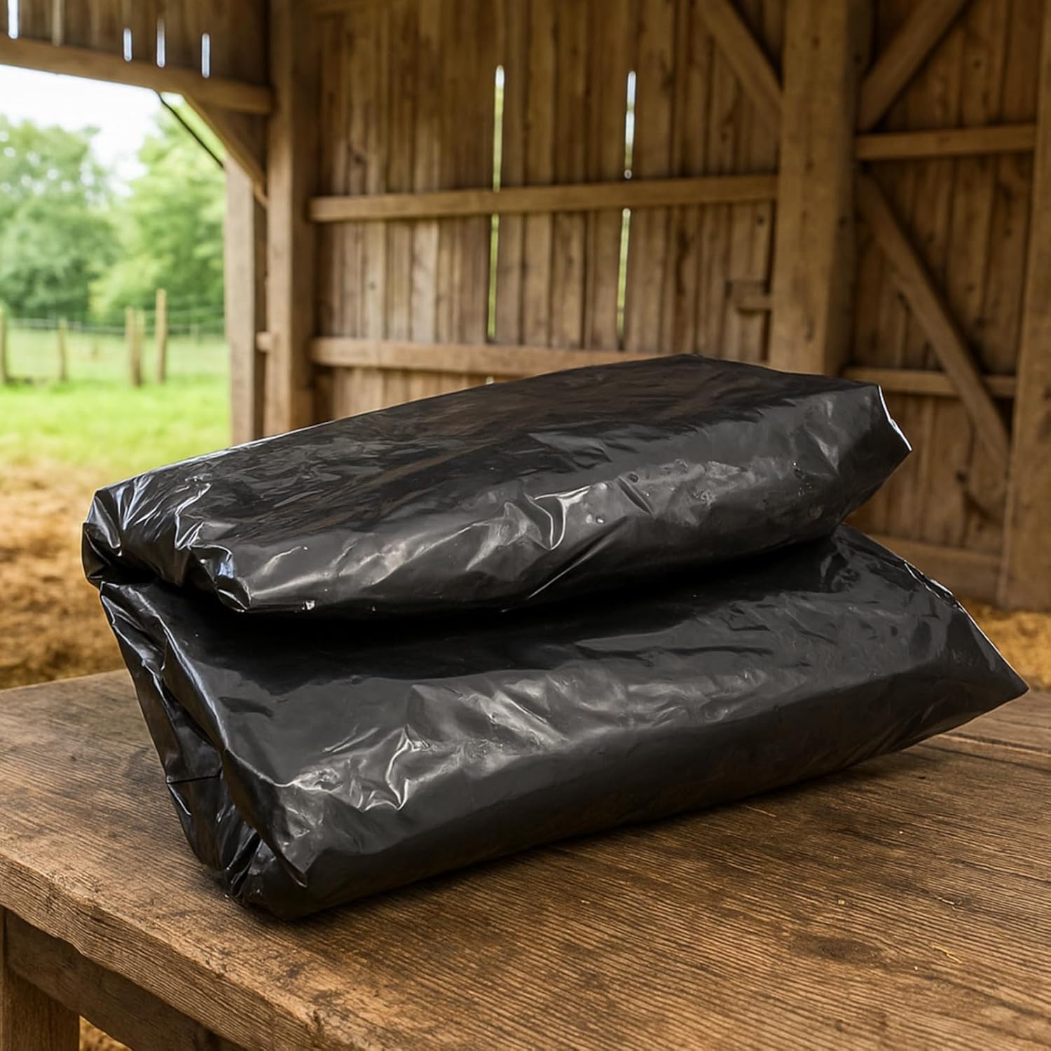 20 Pack 3 Mil Pallet Covers 75" x 55" x 53" Pallet Cover Bags, Heavy Duty Outdoor Waterproof Tarp Bags for Construction Grade Strength Polyethylene Storage Protection